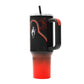 Horror fan Ghost Face tumbler – double-wall stainless steel design
