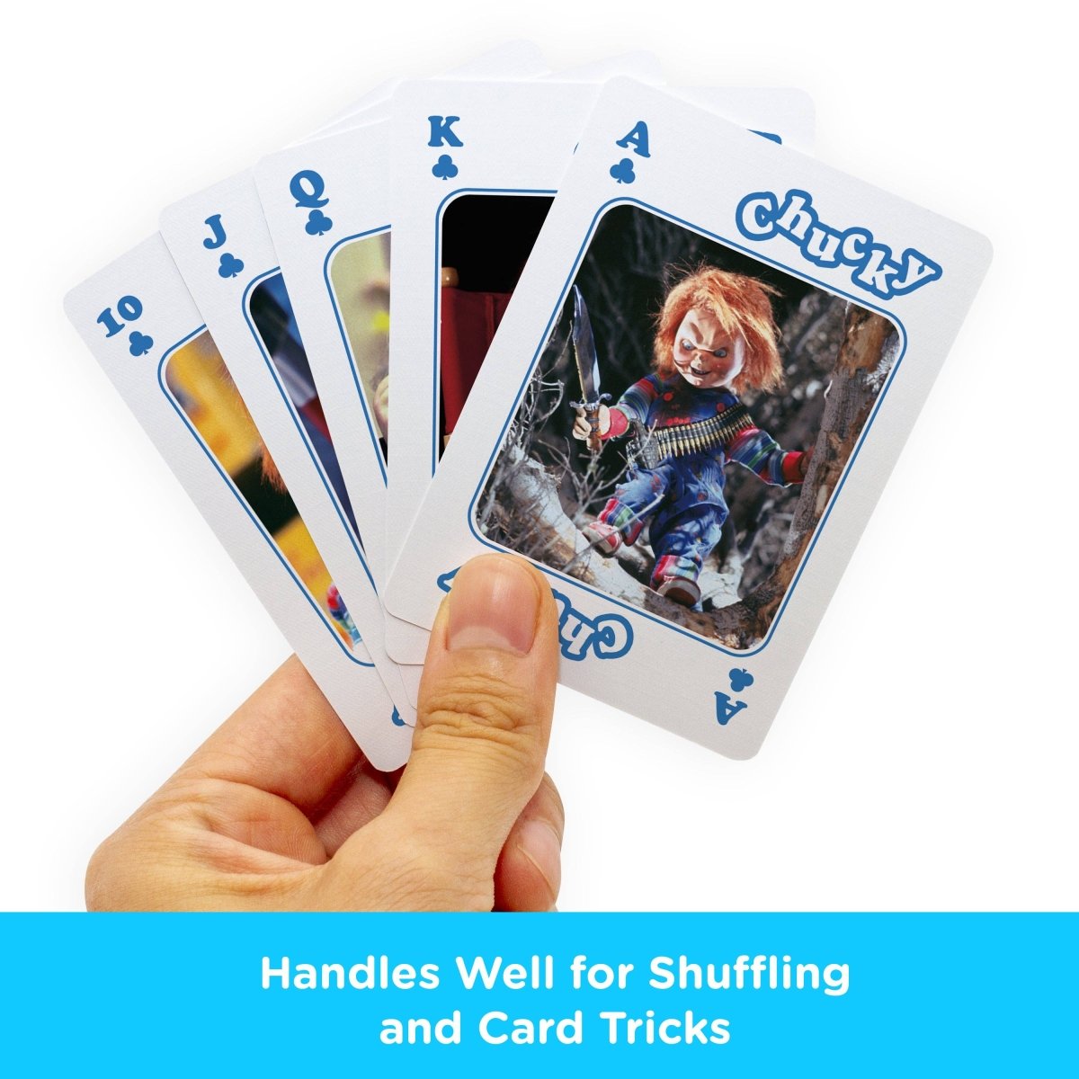 Horror fan collectible playing cards – featuring Chucky from Child’s Play