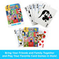 Colorful Looney Tunes deck of cards – featuring classic cartoon characters
