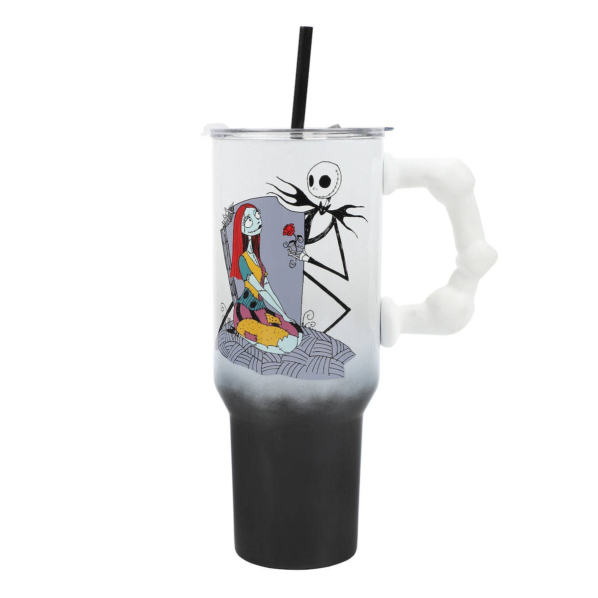 The Nightmare Before Christmas 40 oz tumbler – sculpted handle stainless steel cup