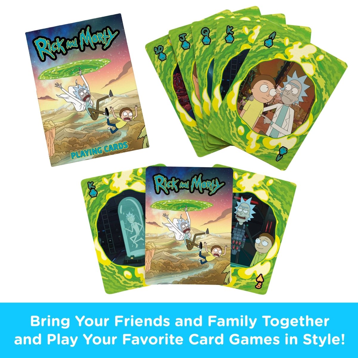 Official Rick & Morty card set – featuring characters from the hit series