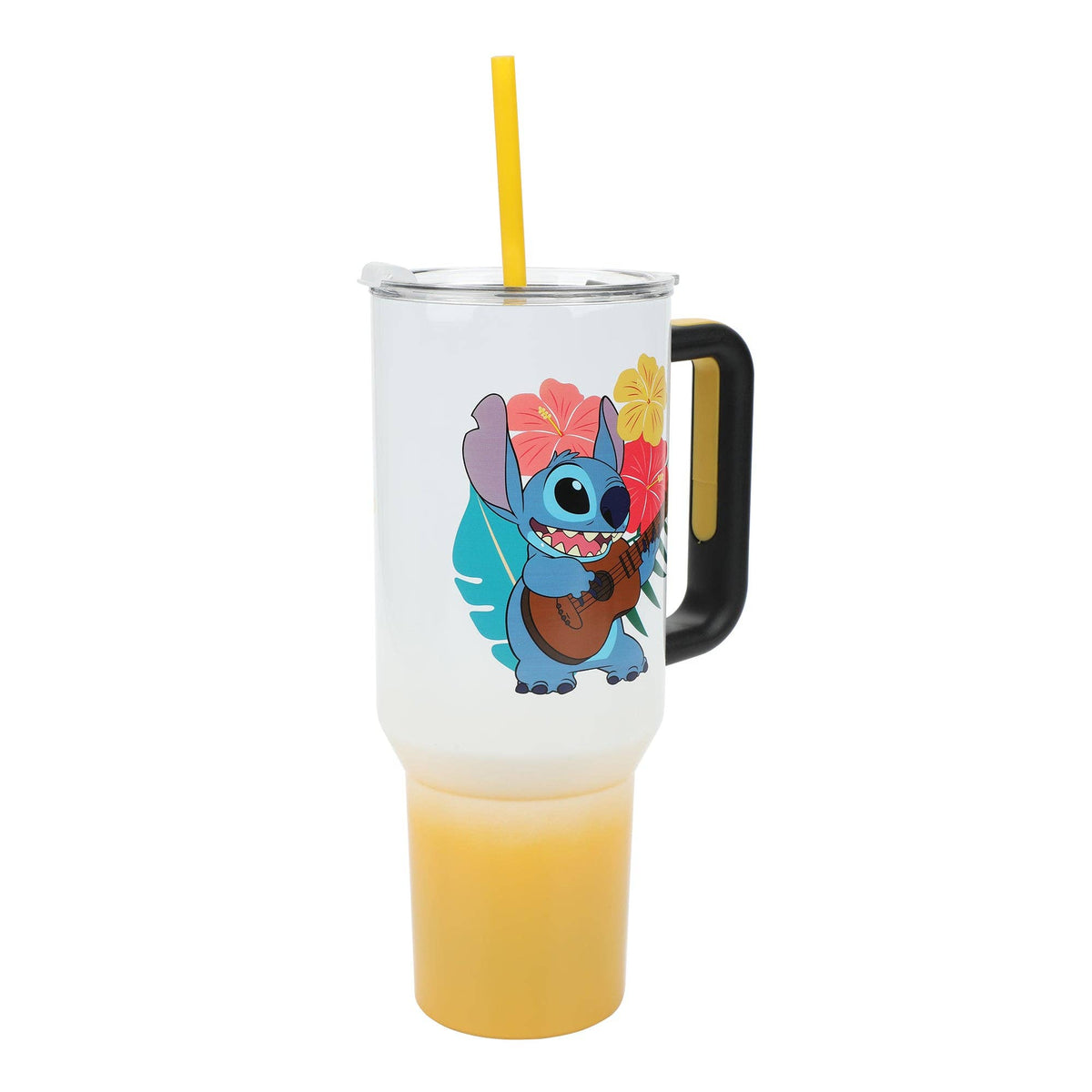 Luau-themed Stitch stainless tumbler – fun and functional Disney drinkware