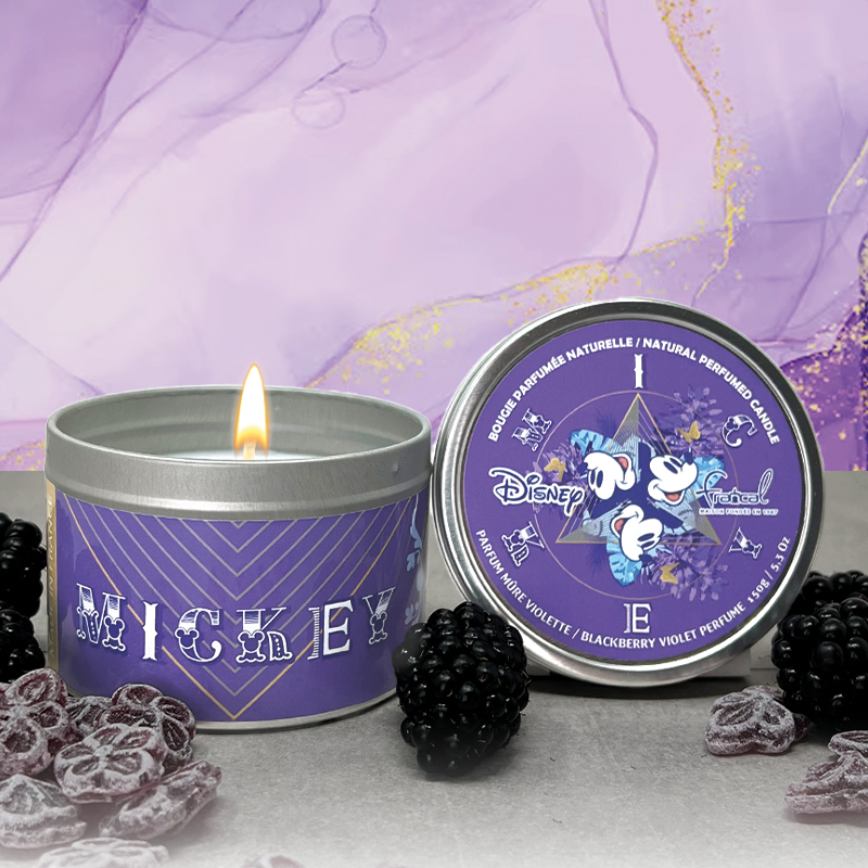 Disney Mickey Purple Natural Scented Candle **FINAL SALE