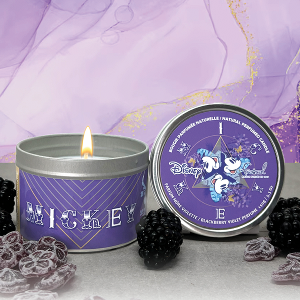 Disney Mickey Purple Natural Scented Candle **FINAL SALE - Leo's Treasure Box