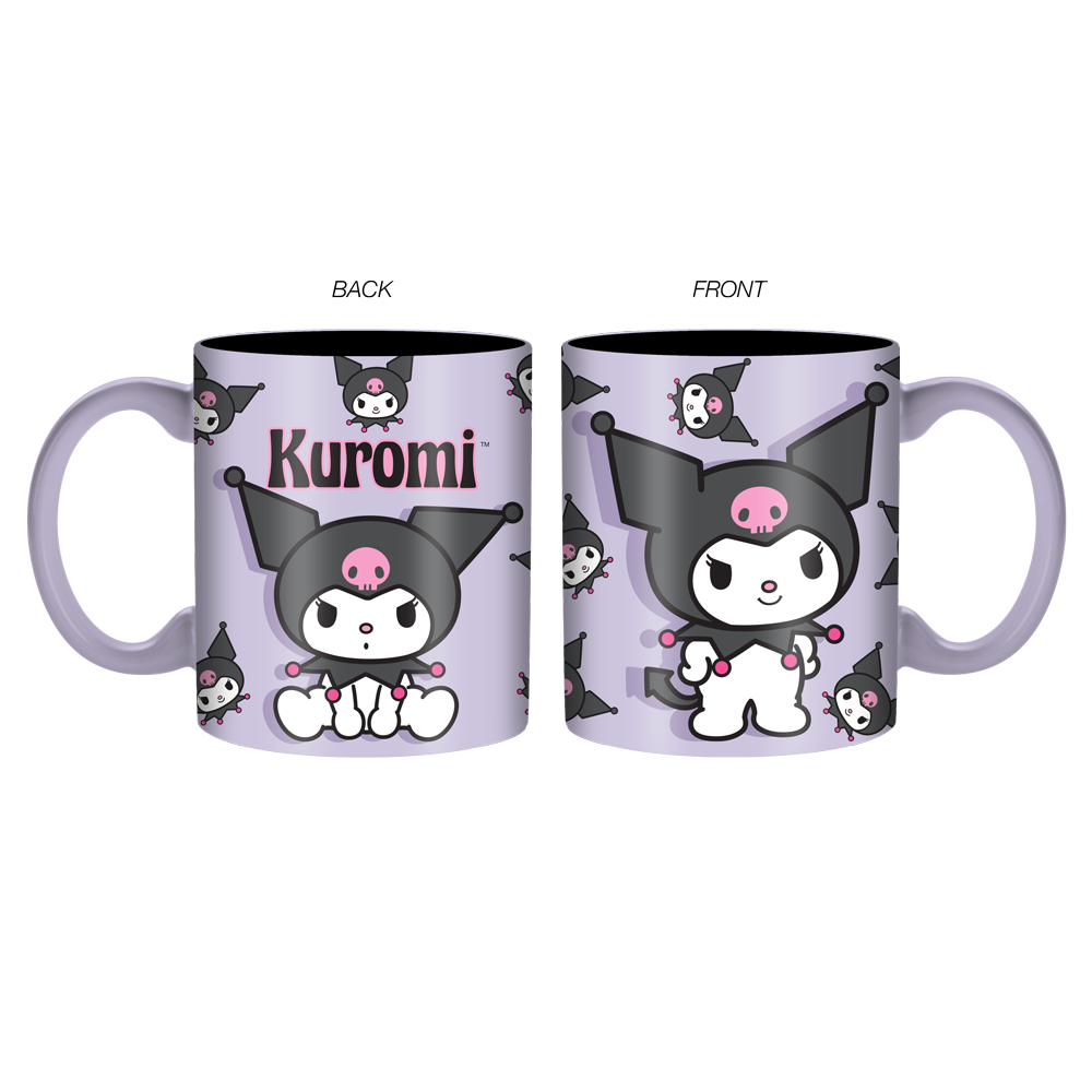 Kuromi Face Sculpted Mug