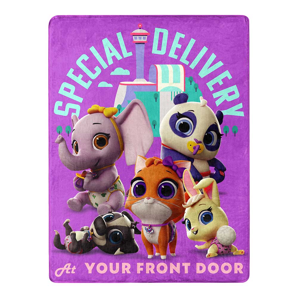T.O.T.S. Special Delivery Silk Touch Throw 46x60 - Leo's Treasure Box