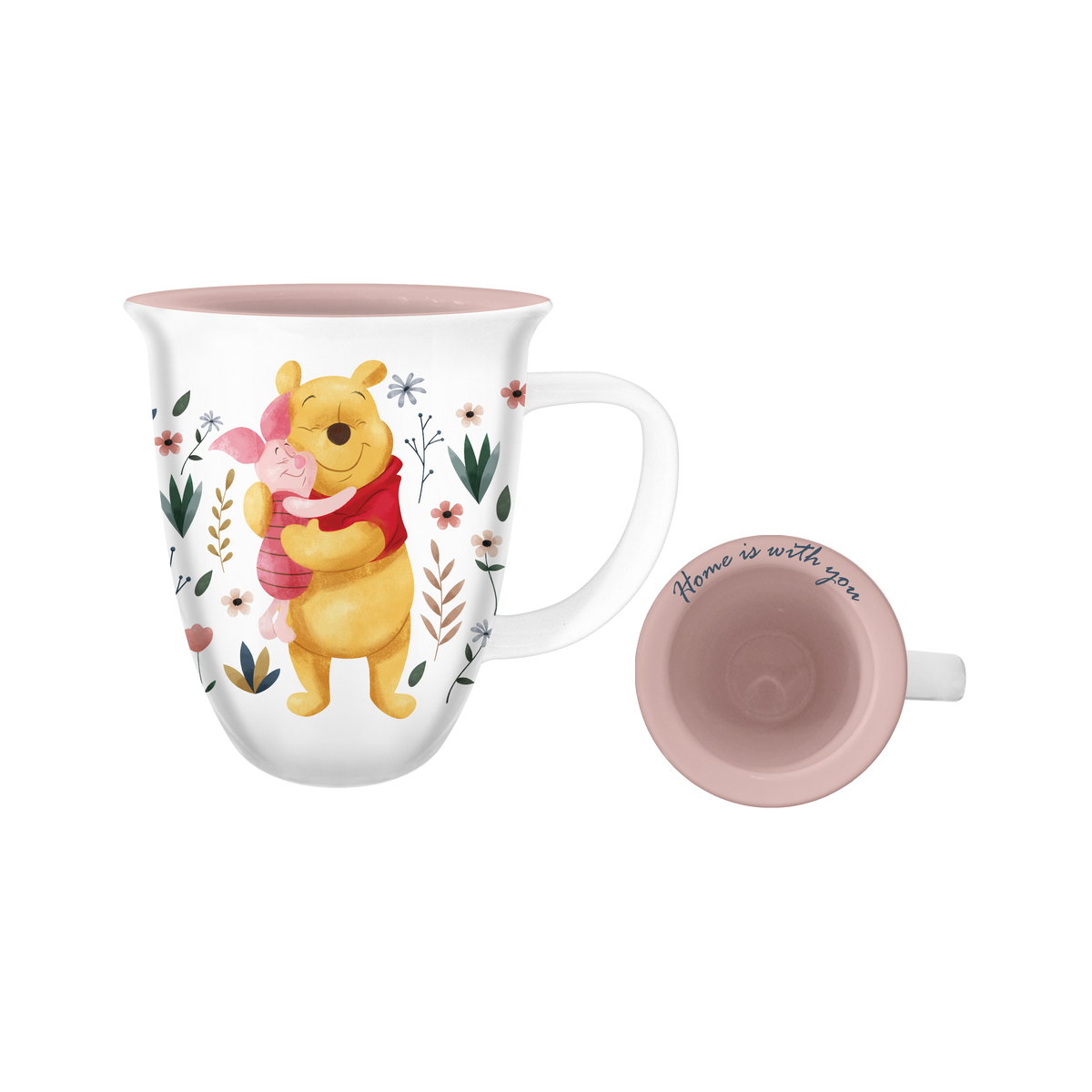 Winnie the Pooh Hug 16oz Wide Rim Ceramic Mug