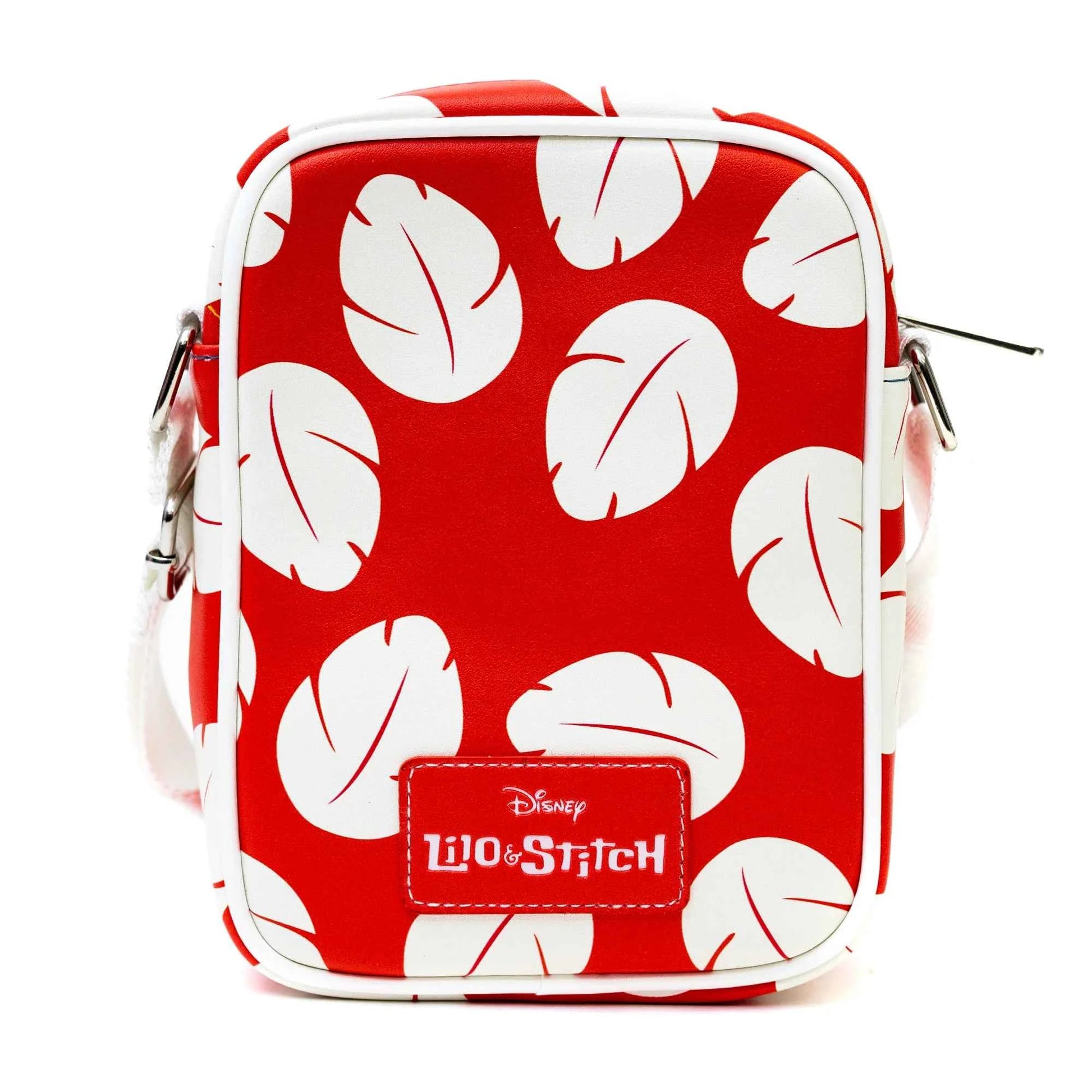 Disney Lilo and Stitch Lilo Hula Pose and Dress Print Red Vegan Leather Bag and Coin Purse Combo