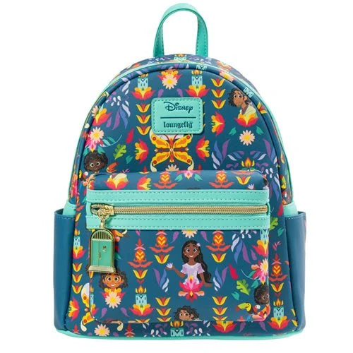 Loungefly Disney Encanto Familia Madrigal Glow-in-the-Dark Mini-Backpack Bundle