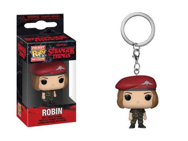 Funko Pop! Keychain: Stranger Things Season 4 - Robin in Hunter Outfit