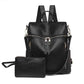 Liza Vegan Leather Backpack Bag 2pc Set
