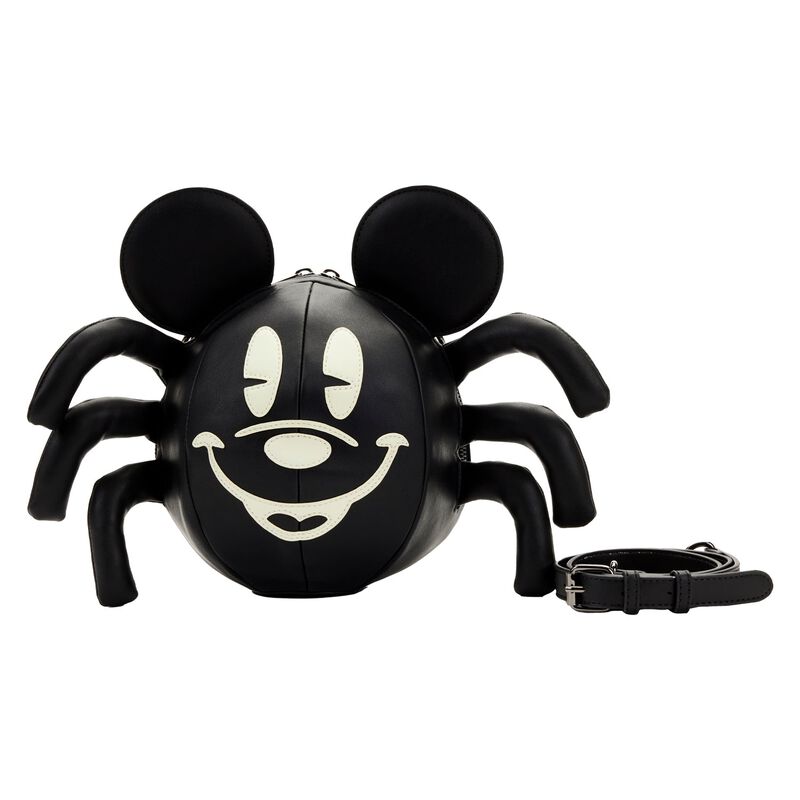 Loungefly Disney Stitch Shoppe Mickey Mouse Glow Spider Crossbody