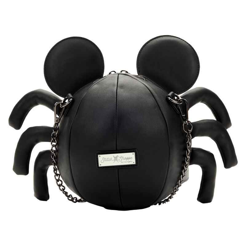 Loungefly Disney Stitch Shoppe Mickey Mouse Glow Spider Crossbody
