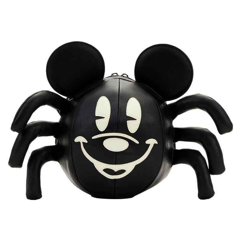Loungefly Disney Stitch Shoppe Mickey Mouse Glow Spider Crossbody