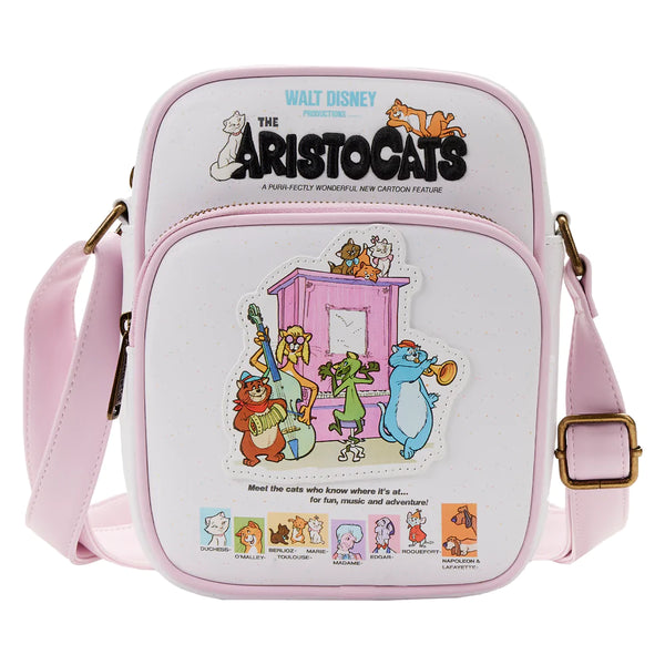 Loungefly Disney The Aristocats - Poster Passport Crossbody Bag - Leo's Treasure Box