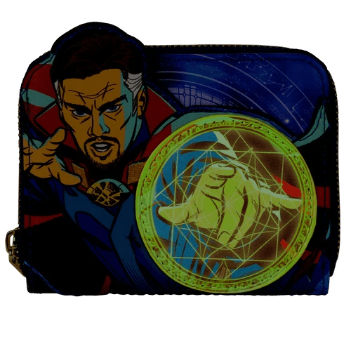 Loungefly Doctor Strange in the Multiverse of Madness Glow in the Dark Wallet