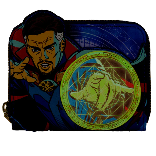 Loungefly Doctor Strange in the Multiverse of Madness Glow in the Dark Wallet - Leo's Treasure Box