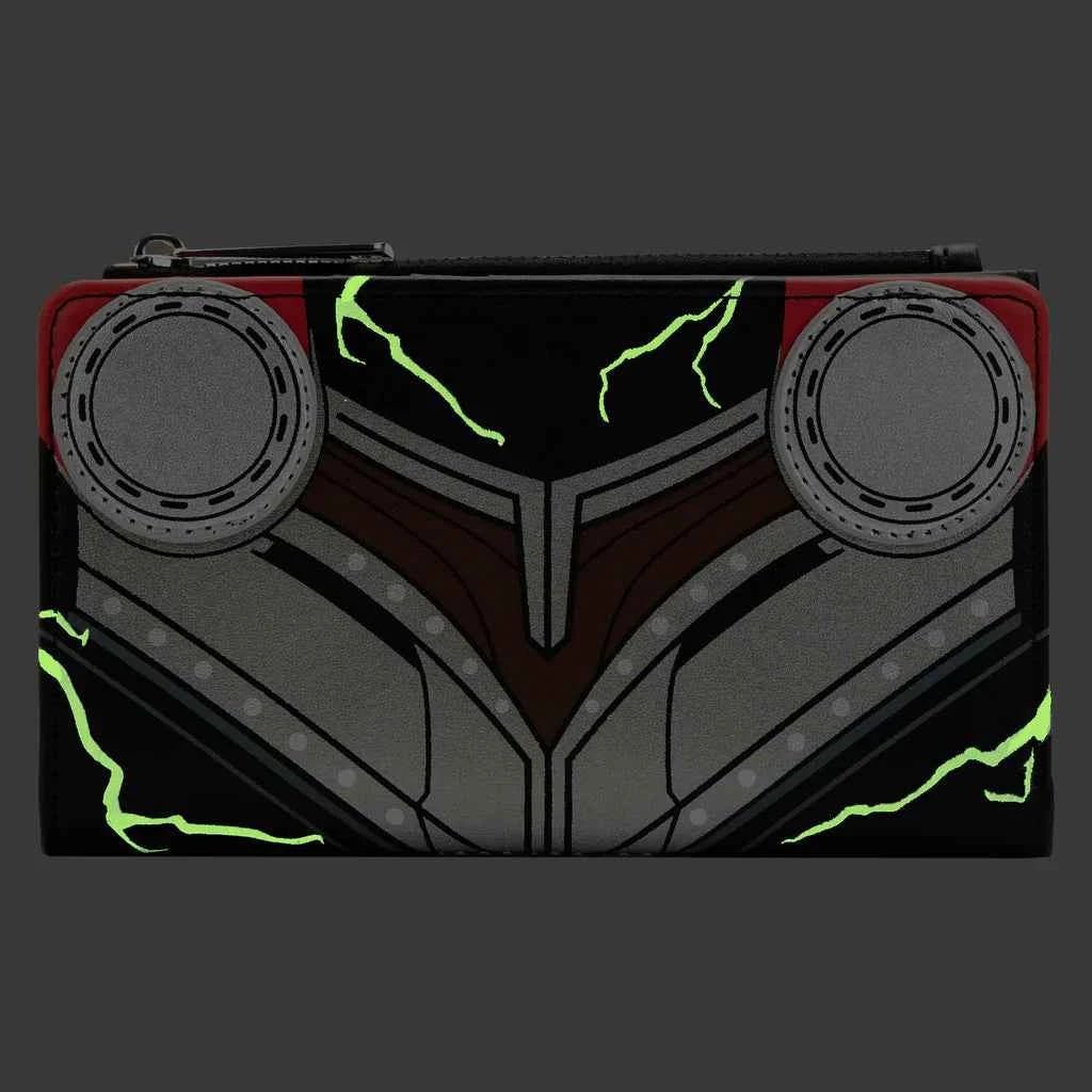 Loungefly Thor: Love and Thunder Cosplay Glow-in-the-Dark Flap Wallet