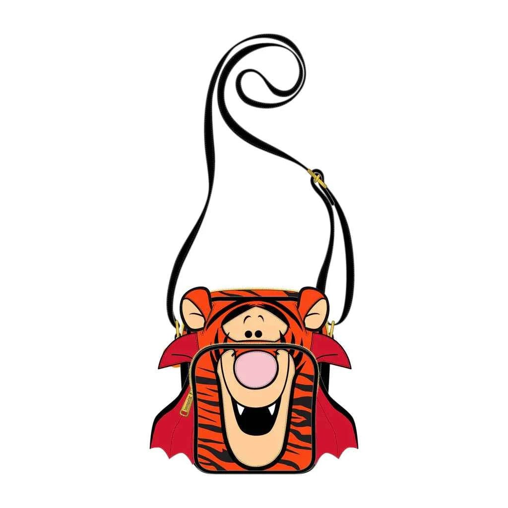 Loungefly Disney Winnie the Pooh Halloween Tigger Vampire Cosplay Passport Bag