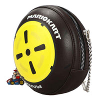 Mario Kart Molded Wheel Crossbody Handbag