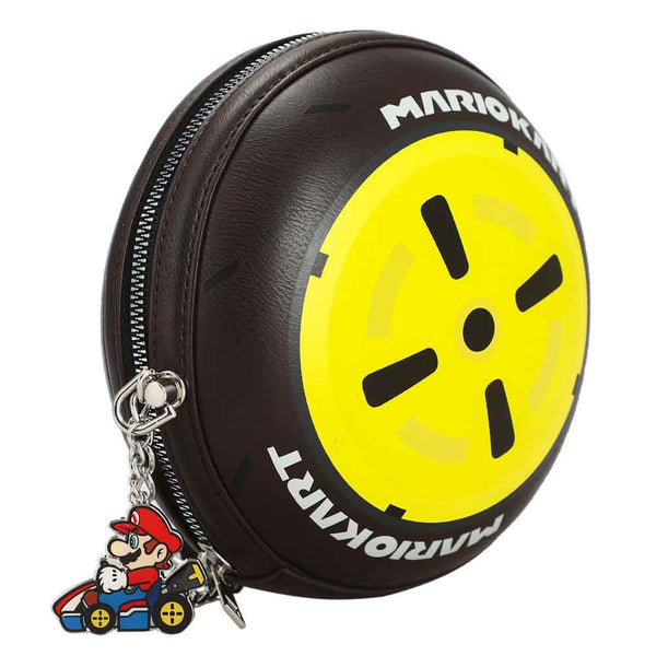 Mario Kart Molded Wheel Crossbody Handbag