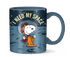 Peanuts Need my Space 14oz Ceramic Mug