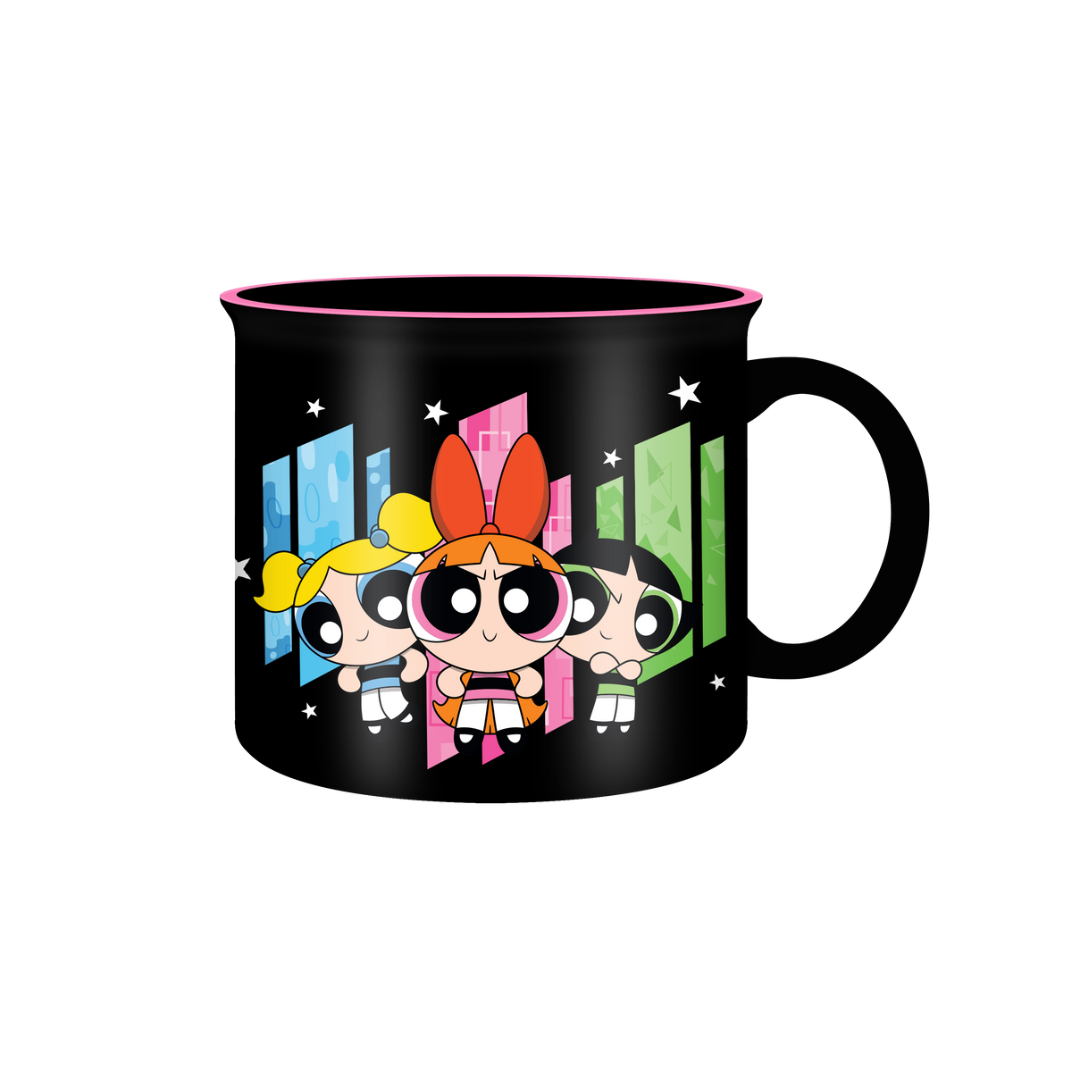 Power Puff Girls Trio 20oz. Ceramic Camper Mug - Leo's Treasure Box