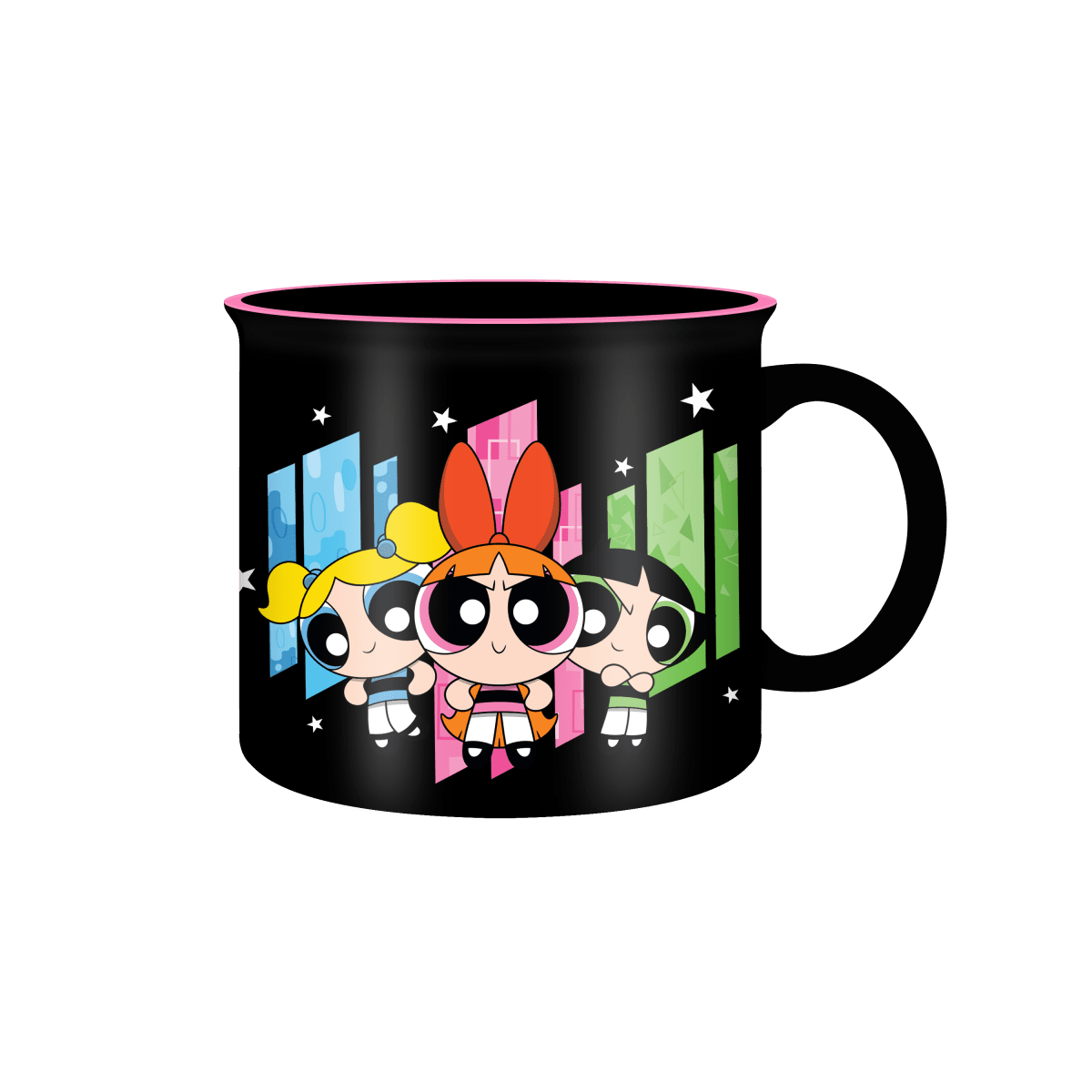 Power Puff Girls Trio 20oz. Ceramic Camper Mug - Leo's Treasure Box