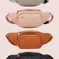 Quilted Sling Crossbody Bag Vegan Leather