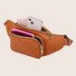 Quilted Sling Crossbody Bag Vegan Leather