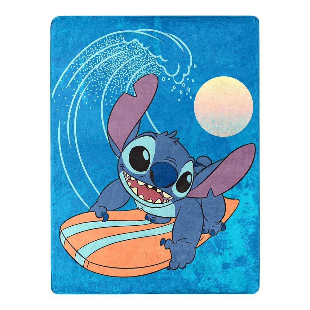 Disney's Lilo & Stitch Makes Waves Silk Touch Throw 46x60