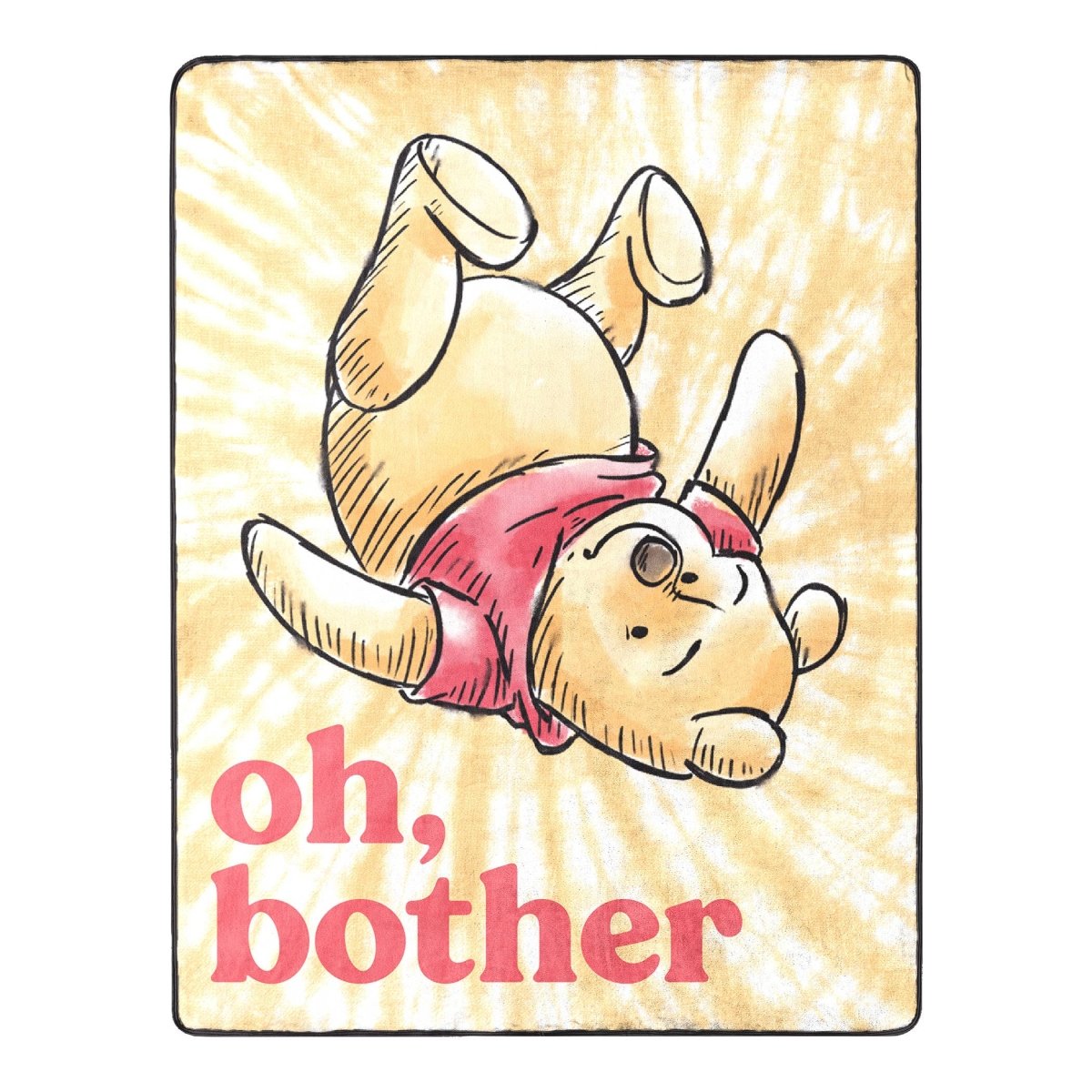 Winne The Pooh Oh Bother Silk Touch Throw 46x60 - Leo's Treasure Box