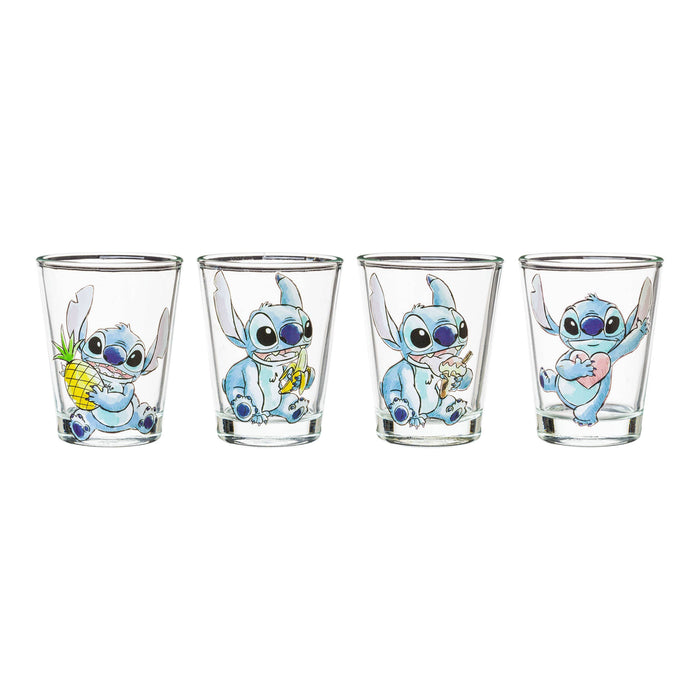 Lilo and Stitch Props 4pc. 1.5oz. Mini Glass Set 4x1 - Leo's Treasure Box