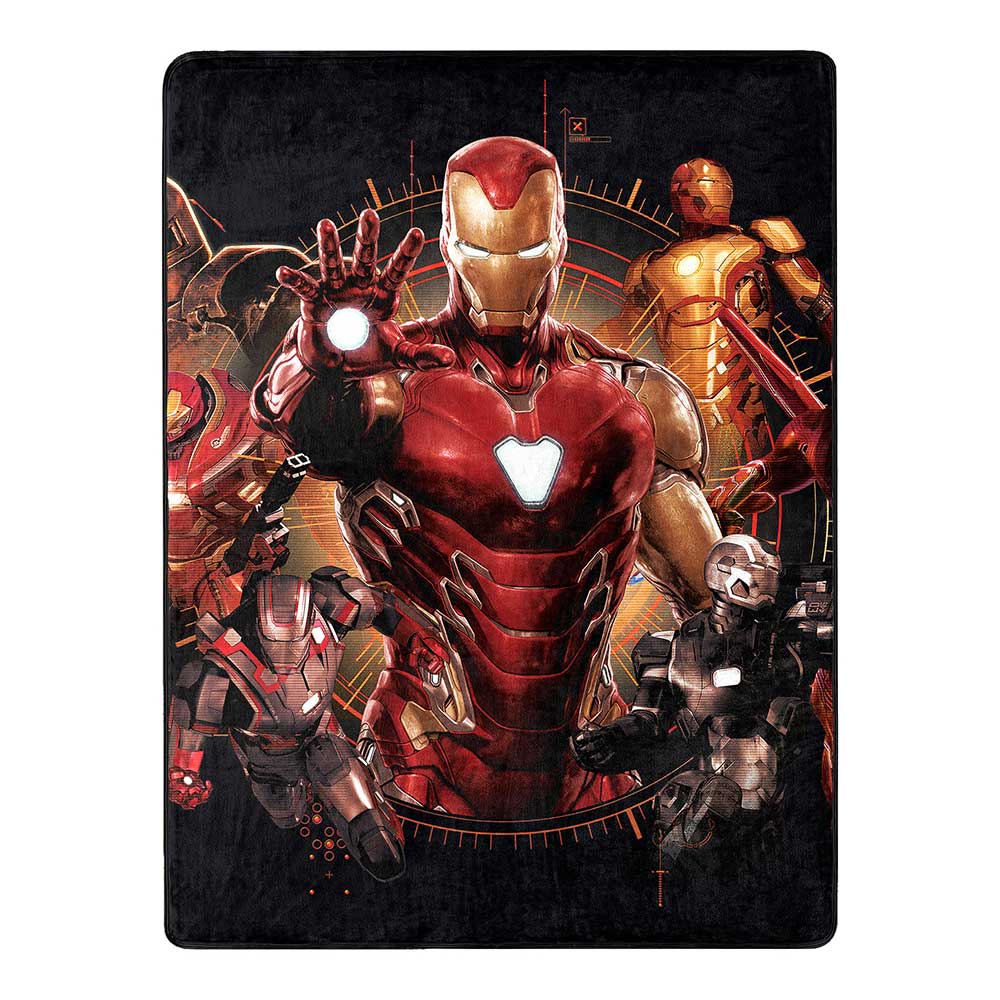 Avengers Iron Legacy Silk Touch Throw 46x60 - Leo's Treasure Box