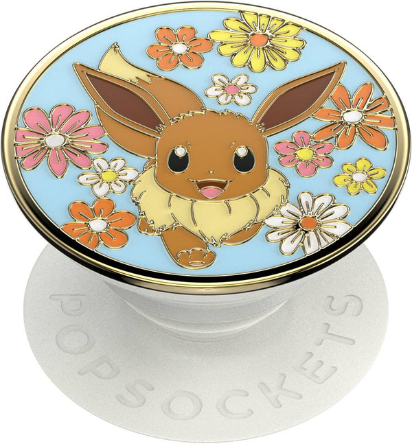 PopSockets Phone Grip - Floral Eevee Enamel - Leo's Treasure Box